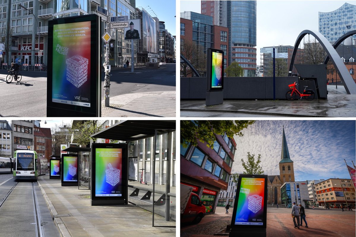 VDZ und Wall wählen Pressefreiheit und Informationsvielfalt (Fotos: Bildschön für VDZ)