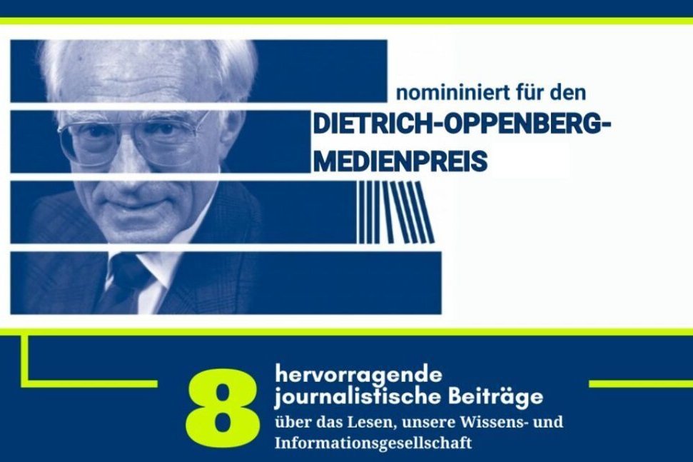 Dietrich-Oppenberg-Medienpreis 2025