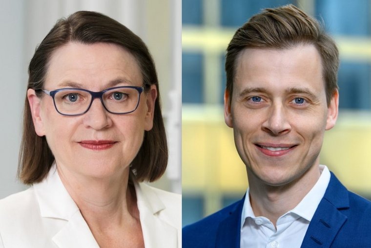 Edda Fels übergibt 2020 an Dr. Malte Wienker (Foto: Axel Springer)