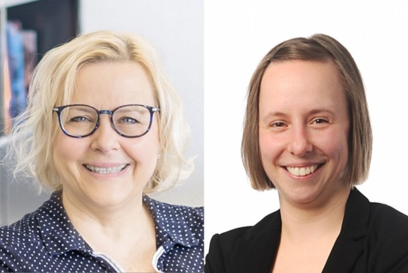 Anja Lüth (re.) übernimmt die PUBLIC MARKETING-Chefredaktion von Yvonne Wodzak (li.) (Foto: New Business Verlag)
