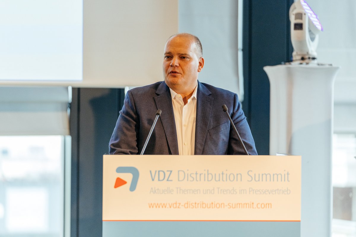 Keynote-Speaker Lars Joachim Rose, Verleger Mediengruppe Klambt und VDZ-Vizepräsident (Foto: Oliver Reetz, Hanseshot)