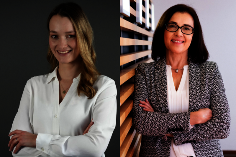 (l.) Alicia Hornig, (r.) Natalia Kontsour-Selivanov (Foto: Schlütersche)