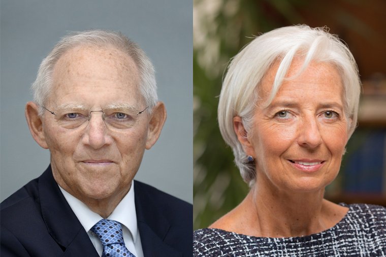 Dr. Wolfgang Schäuble und Christine Lagarde