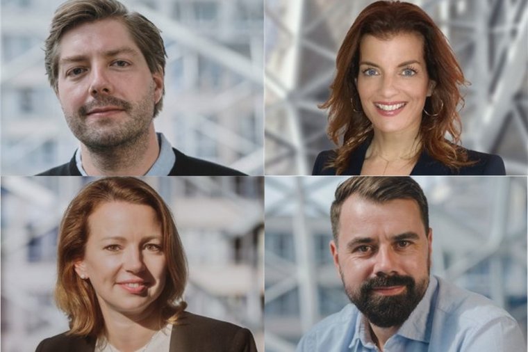 Bild oben v.l.n.r.: Clemens Veltheim, Kathleen Schwiezke | unten v.l.n.r.: Sandra Vieira, Martin Rüger