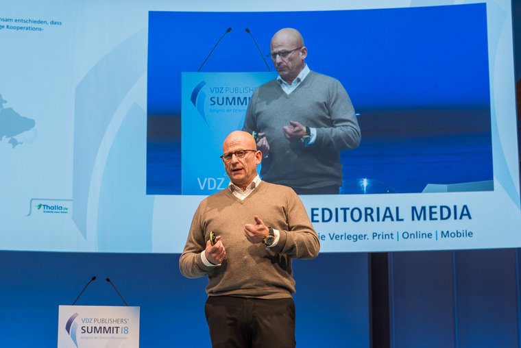 Michael Busch, Vorsitzender der Geschäftsführung von Thalia (Foto: Ole Bader/SANDWICHPICKER für VDZ)