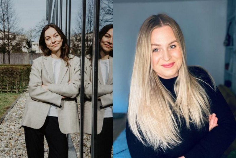 Tanja Fox (l.) ist stellvertretende Chefredakteurin der „myself“. Alexandra Pasi (r.) übernimmt das Ressort „Leben“