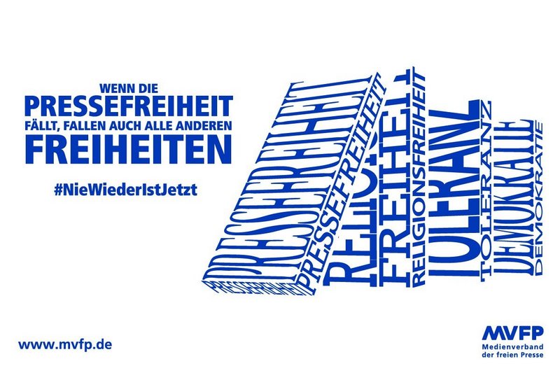 Pressefreiheit #NieWiederIstJetzt