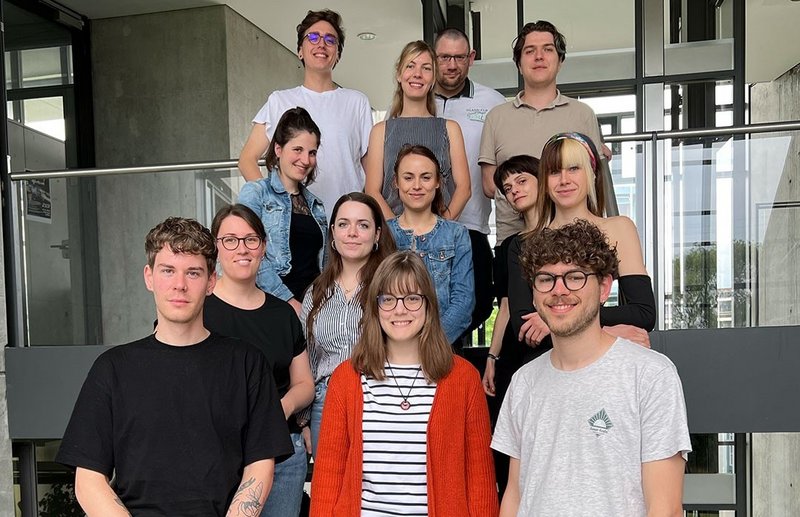 Die Teilnehmer des Volontärskurses Print/Online Publishing 2024; Foto © Burda Journalistenschule   