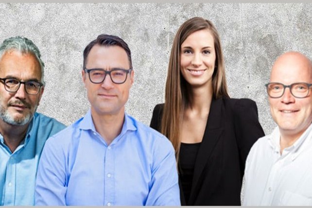 Die neuen Publisher Edwin Baaske, Dimitrios Kigmas, Nicole Schwenck und Christian Ludewig (Fotocredit: Delius Klasing)