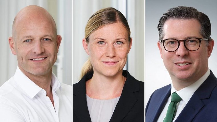Christian Senft, Julia Sommerfeld und Jorg Keller (v. l. n. r. / Fotocredit: Axel Springer)