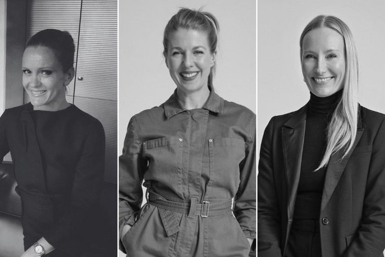 Sabine Nedelchev (l.), Franziska Frosch, Alexandra Link (r.) (Foto: Hubert Burda Media)