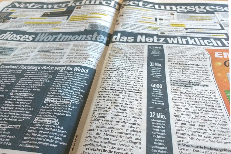 BILD am Sonntag, S. 6/7, vom 7. Januar 2018