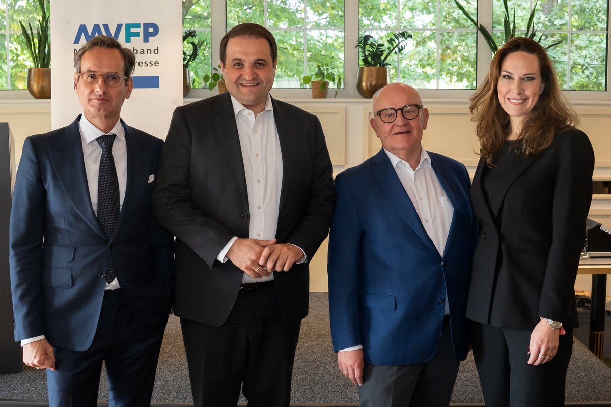 Michael Voss, Nathanael Liminski, Detlef Koenig, Anina Veigel (v.li.); Foto: Dominik Strzoda