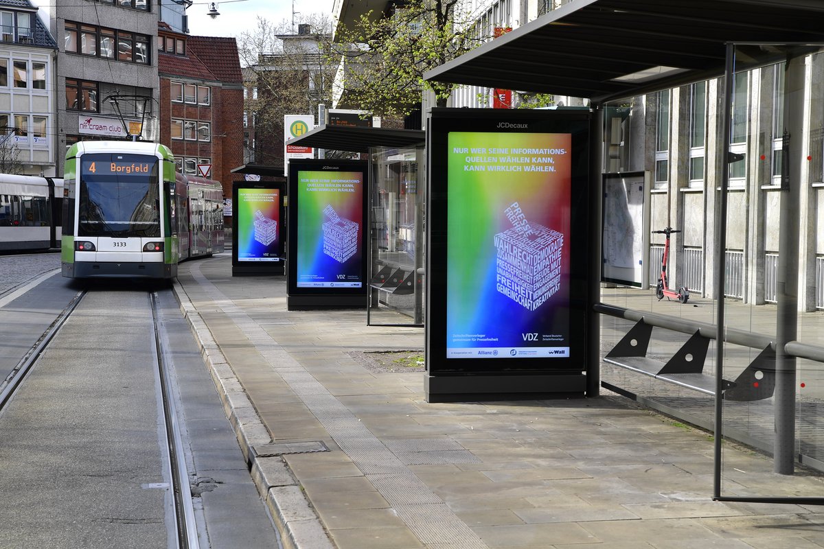 VDZ und Wall wählen Pressefreiheit und Informationsvielfalt | Bremen (Fotos: Bildschön für VDZ)