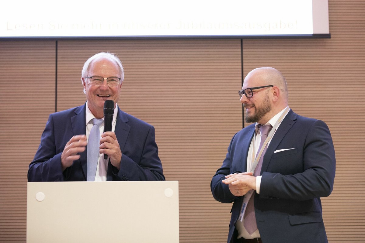 Günter Kögel (l.), Stefan Lenz (r.) (Foto: K-ZEITUNG Krumbholz