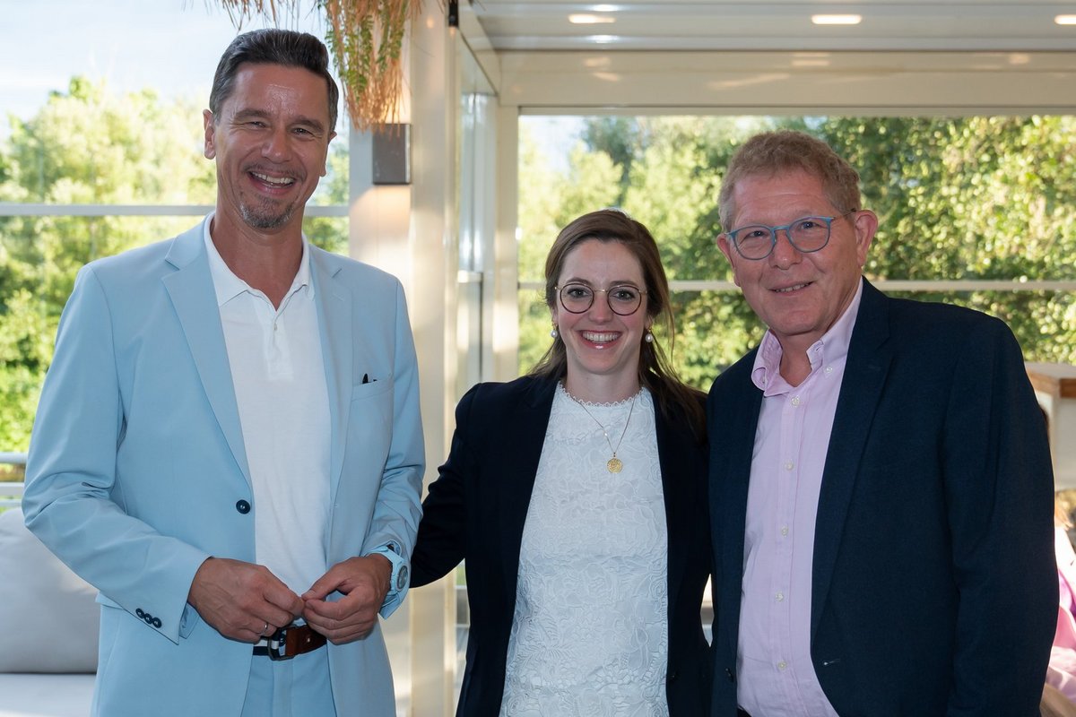 Markus Langenbach, Katharina Backhaus und Helmut Graf (v.li.); Foto: Dominik Strzoda