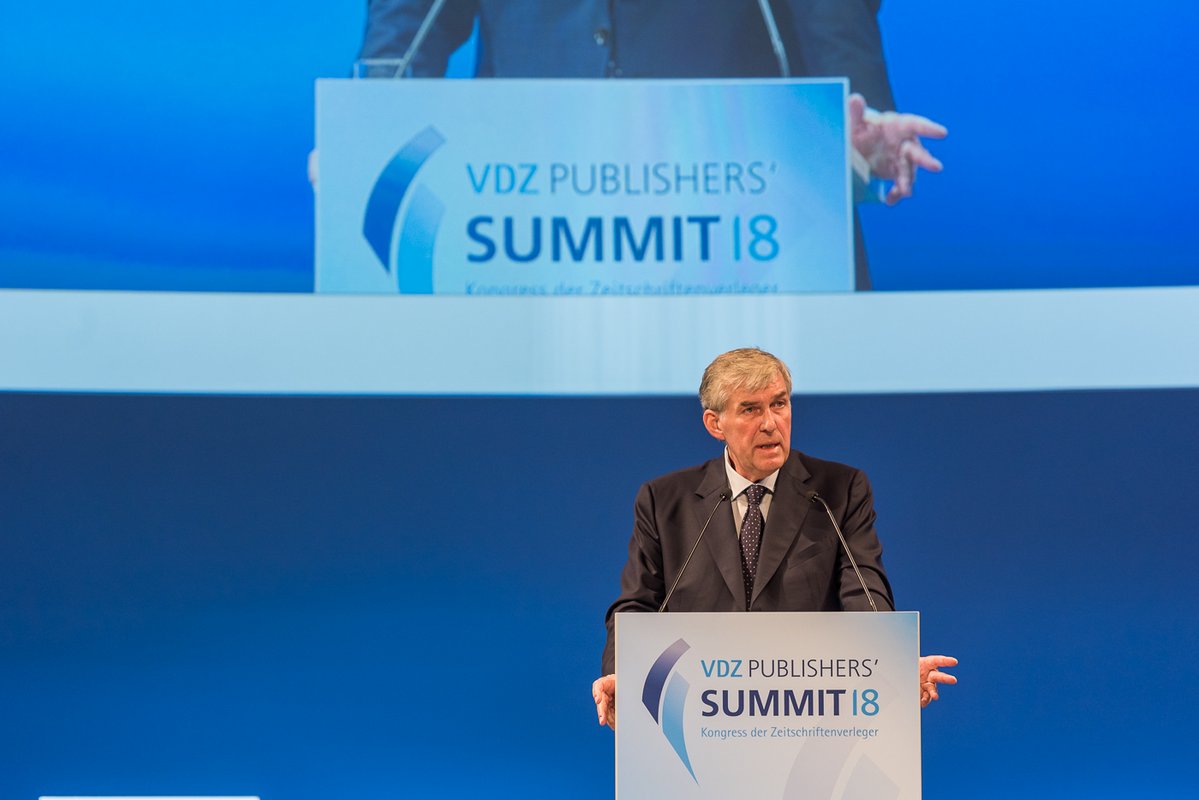 VDZ-Präsident Dr. Rudolf Thiemann (Foto: Ole Bader/SANDWICHPICKER für VDZ)