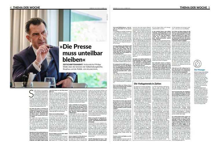 Horizont, 20.04.2023, S. 4 + 5