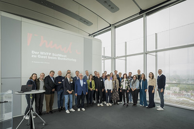 Der MVFP Südwest zu Gast beim BurdaVerlag. (Foto © herrfichtner)