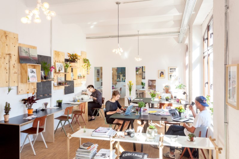 Coworking-Space der Blogfabrik (Foto: Christoph Neumann)