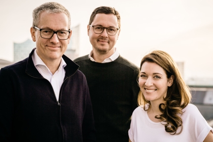 Frank Thomsen, Florian Gless und Anna-Beeke Gretemeier (v.l.) (Foto: Guido Rottmann)