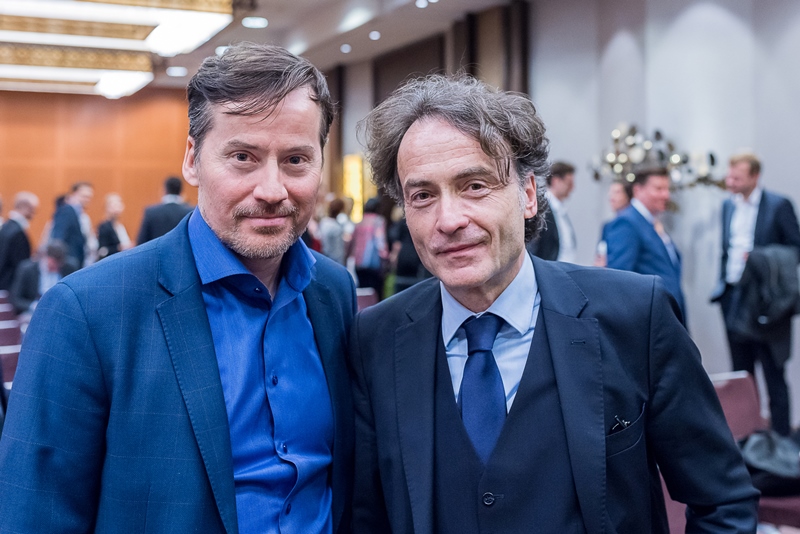 Stephan Scherzer und Giovanni di Lorenzo // Foto: Ole Bader/sandwichpicker.com